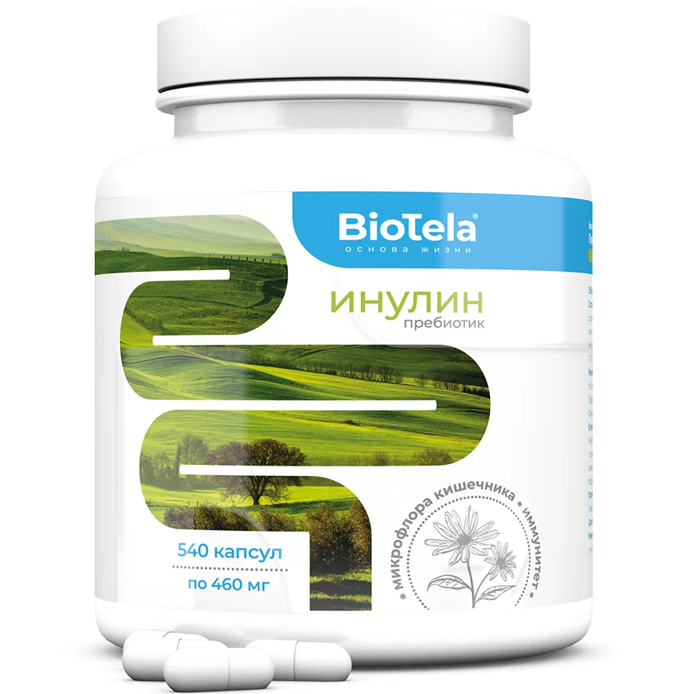 Biotela Prebiotic Inulin 540 pcs capsules 460 mg