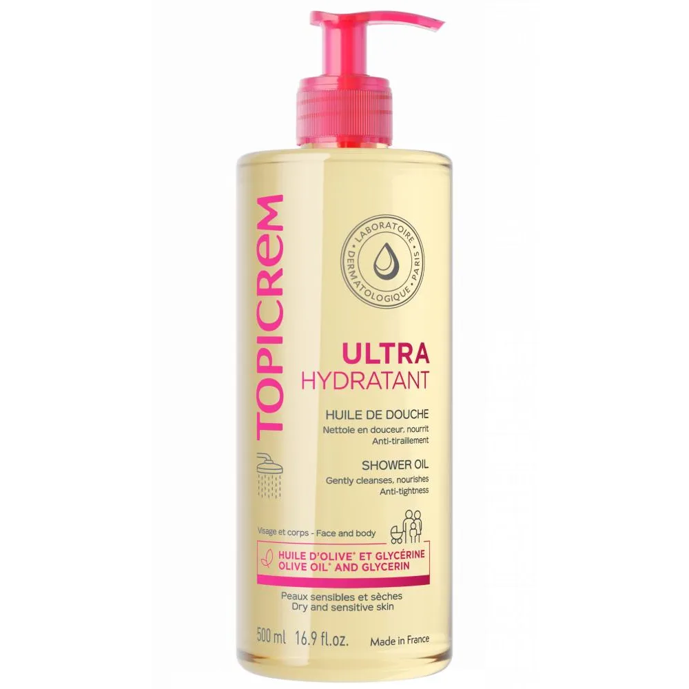 Topicrem Ultra-Moisturizing Shower Oil 500 ml