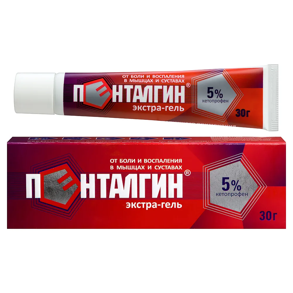 Pentalgin Extra Gel 5% gel for external use 30 g
