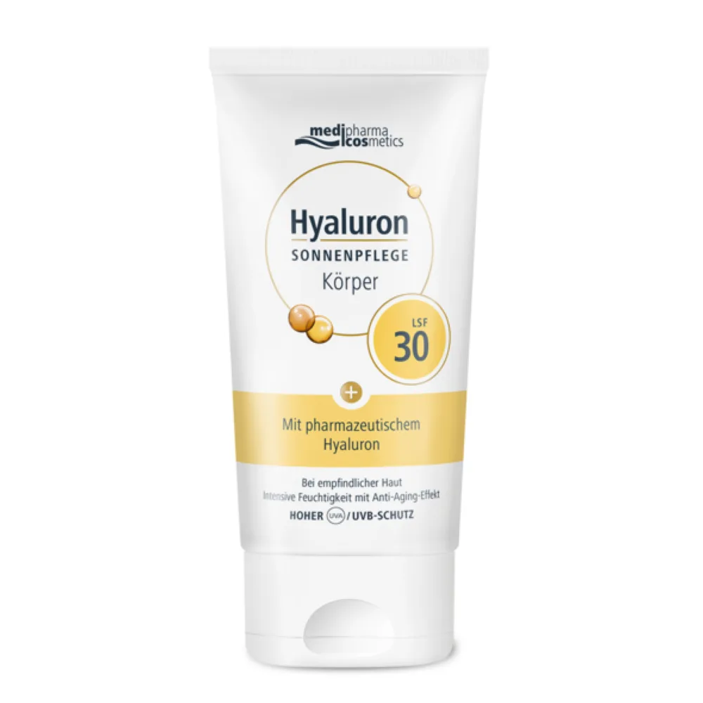 Medipharma Cosmetics Hyaluron Body Cream Sunscreen SPF 30 150 ml