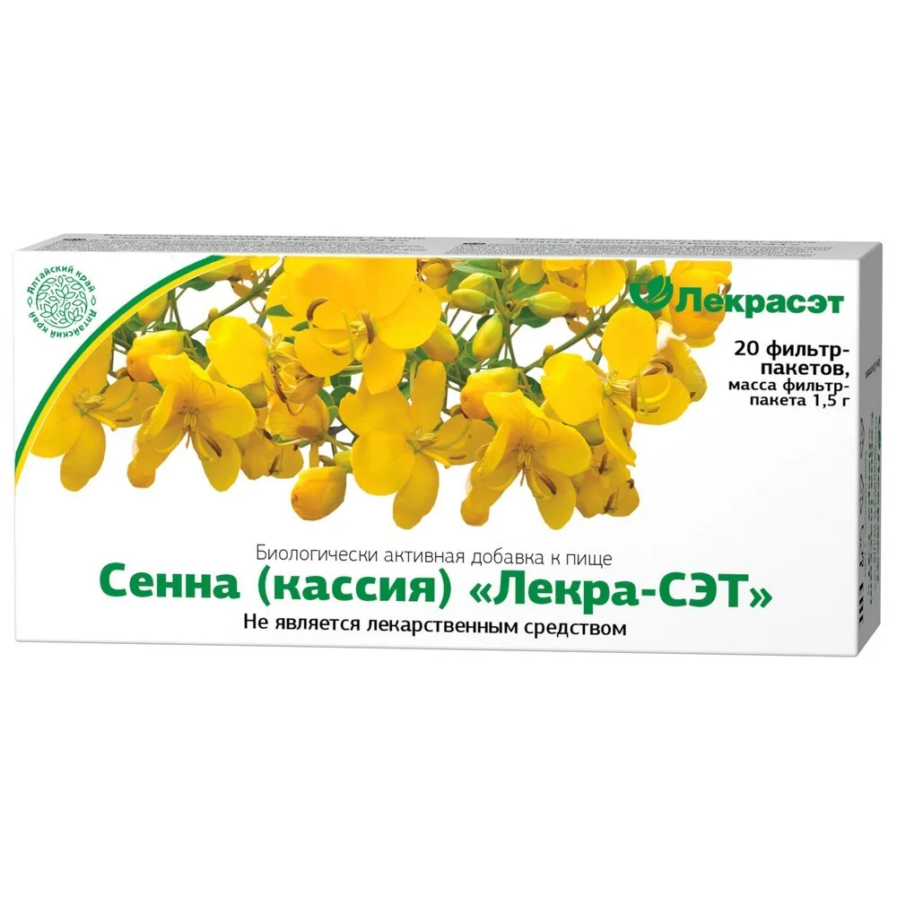 Senna (Cassia) Lekra-Set 1.5 g 20 pcs filter bags