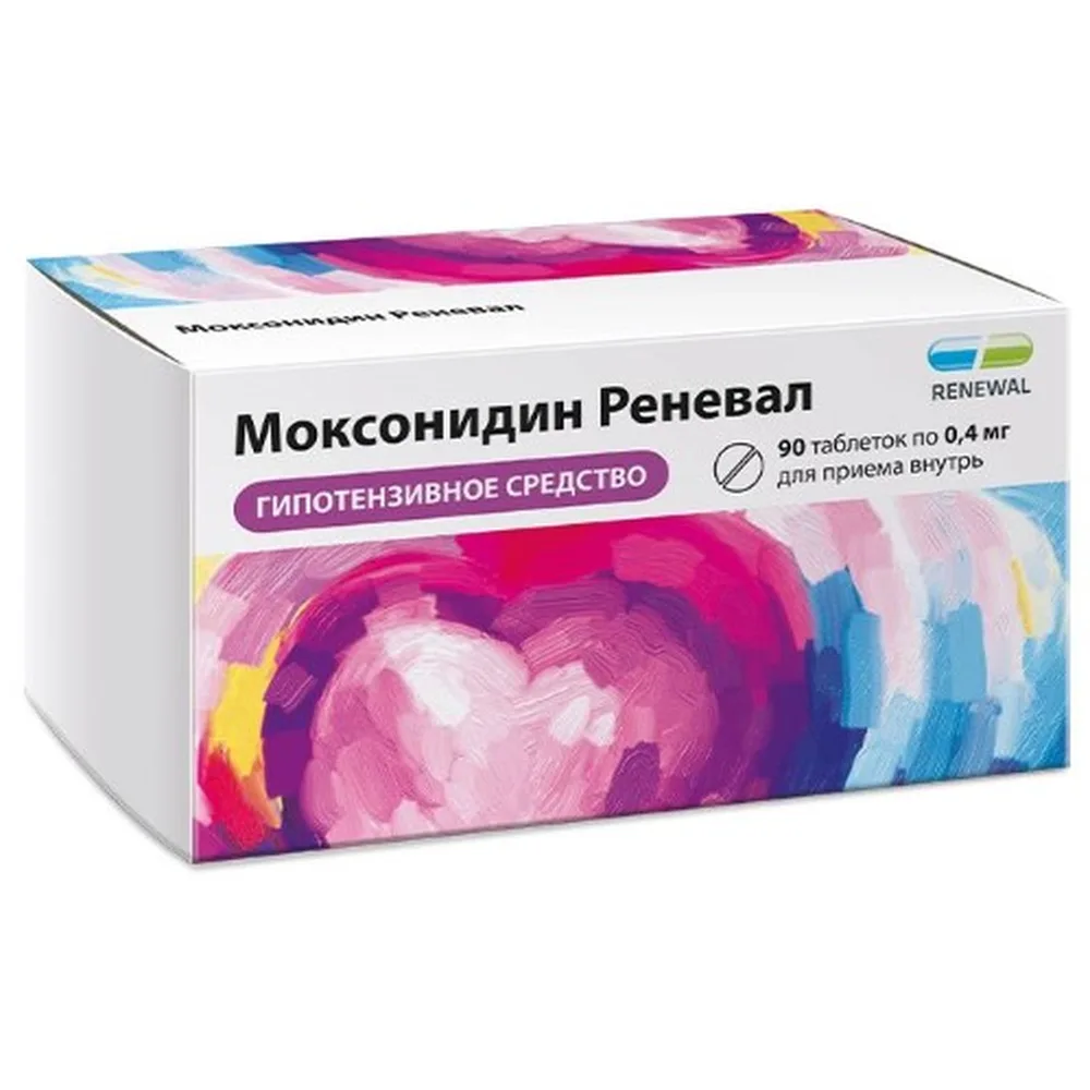 Moxonidine Renewal 0.4 mg 90 tablets, film-coated
