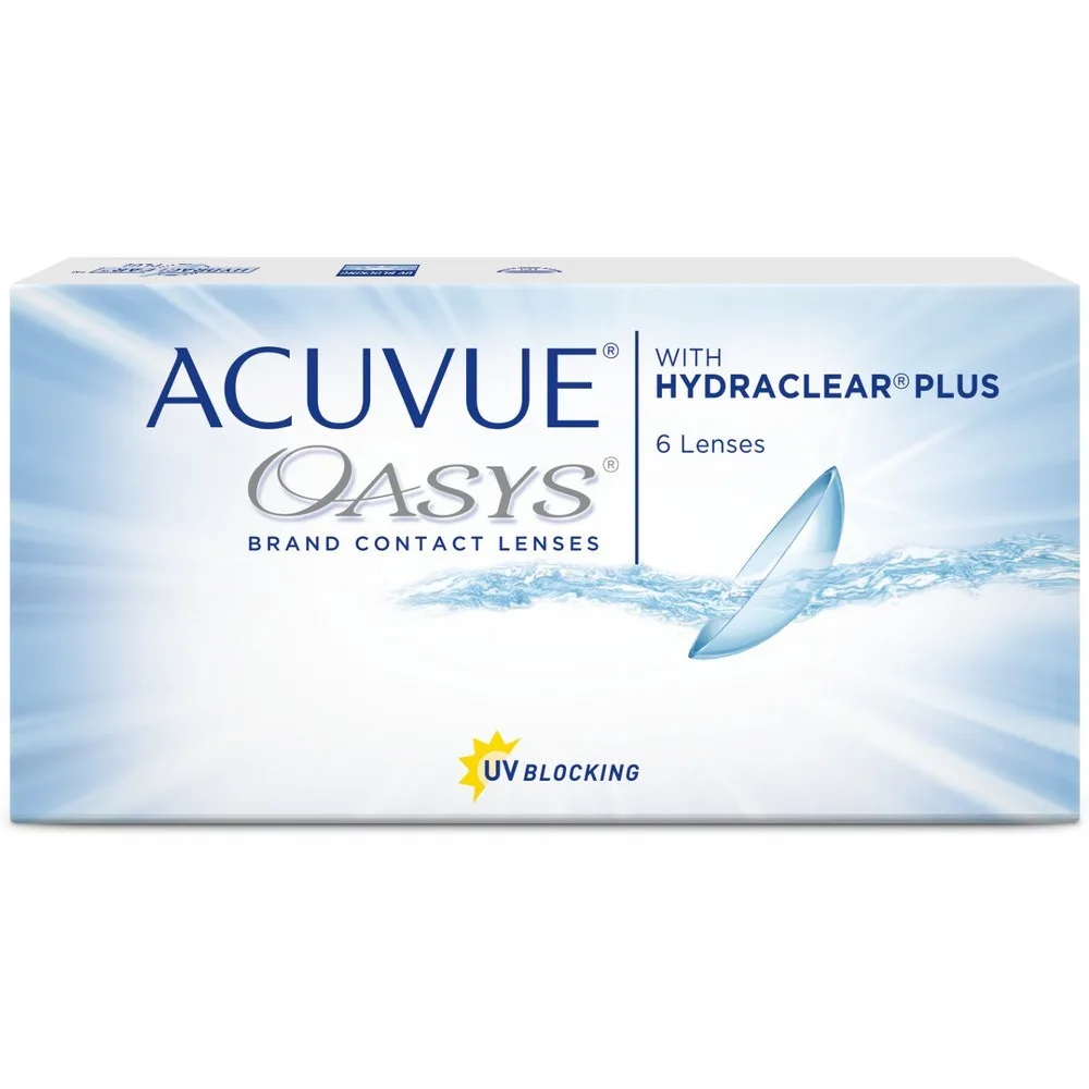 Acuvue Oasys with Hydraclear Plus 2-Week Contact Lenses 8.4/14.0 6 pcs -9.50
