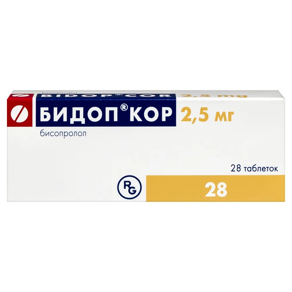 BIDOP COR 2.5 mg 28 tablets