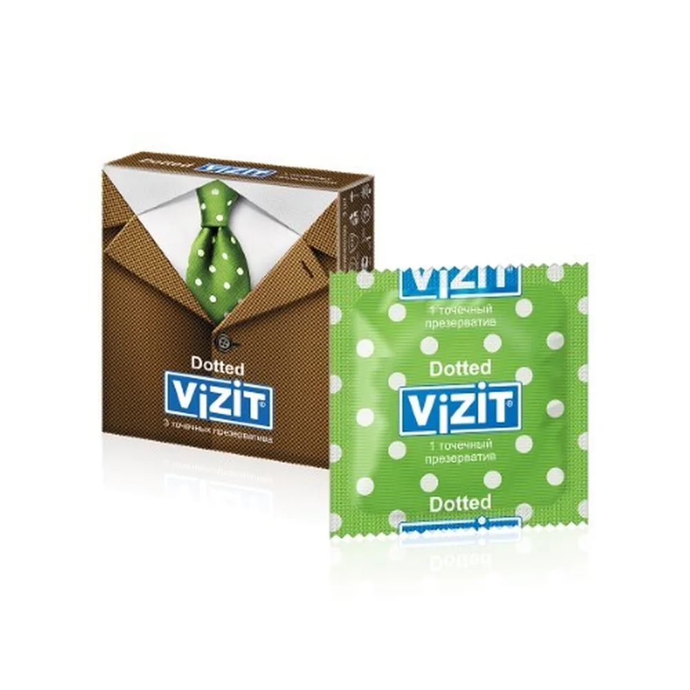 Vizit Dotted Condoms 3 pcs.