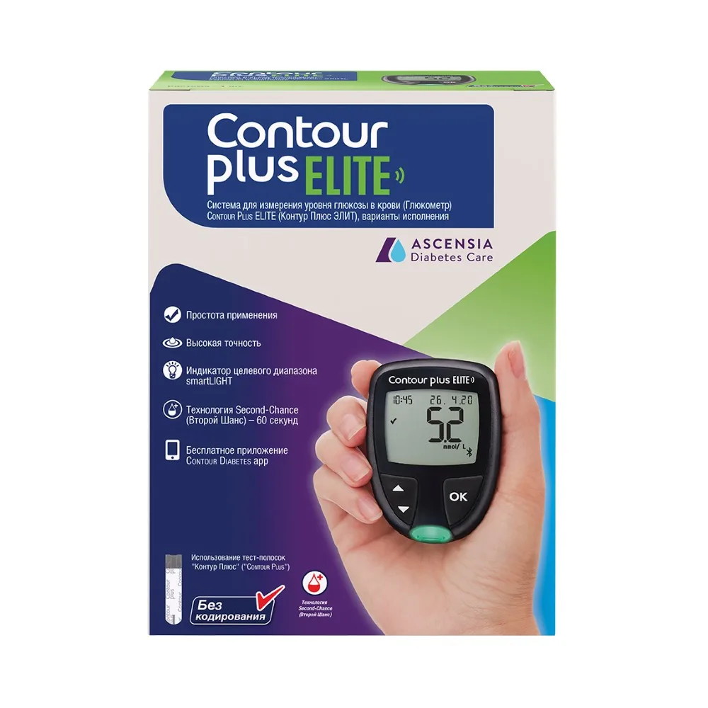 Contour Plus Elite blood glucose meter