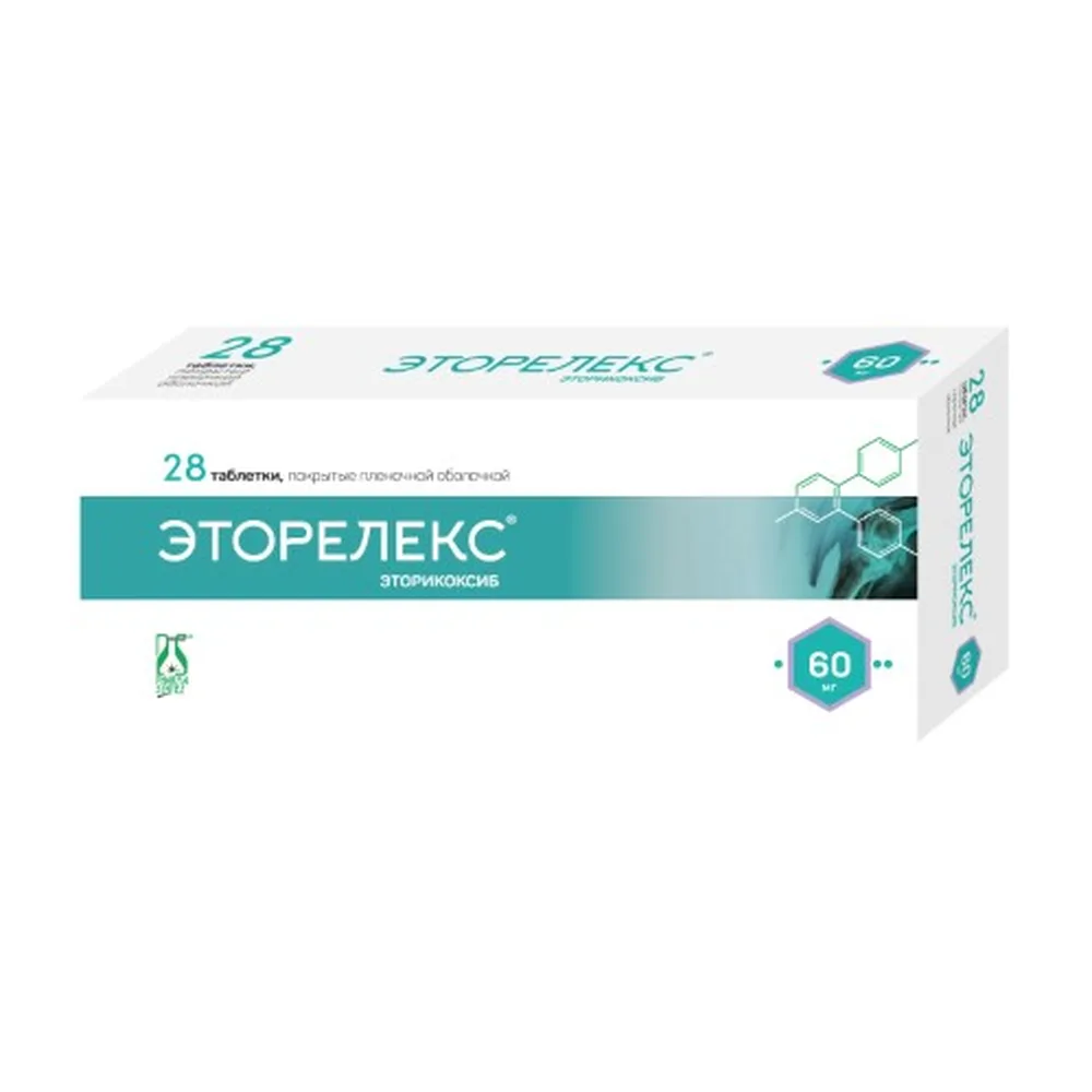 Etorolex 60 mg 28 tablets, film-coated