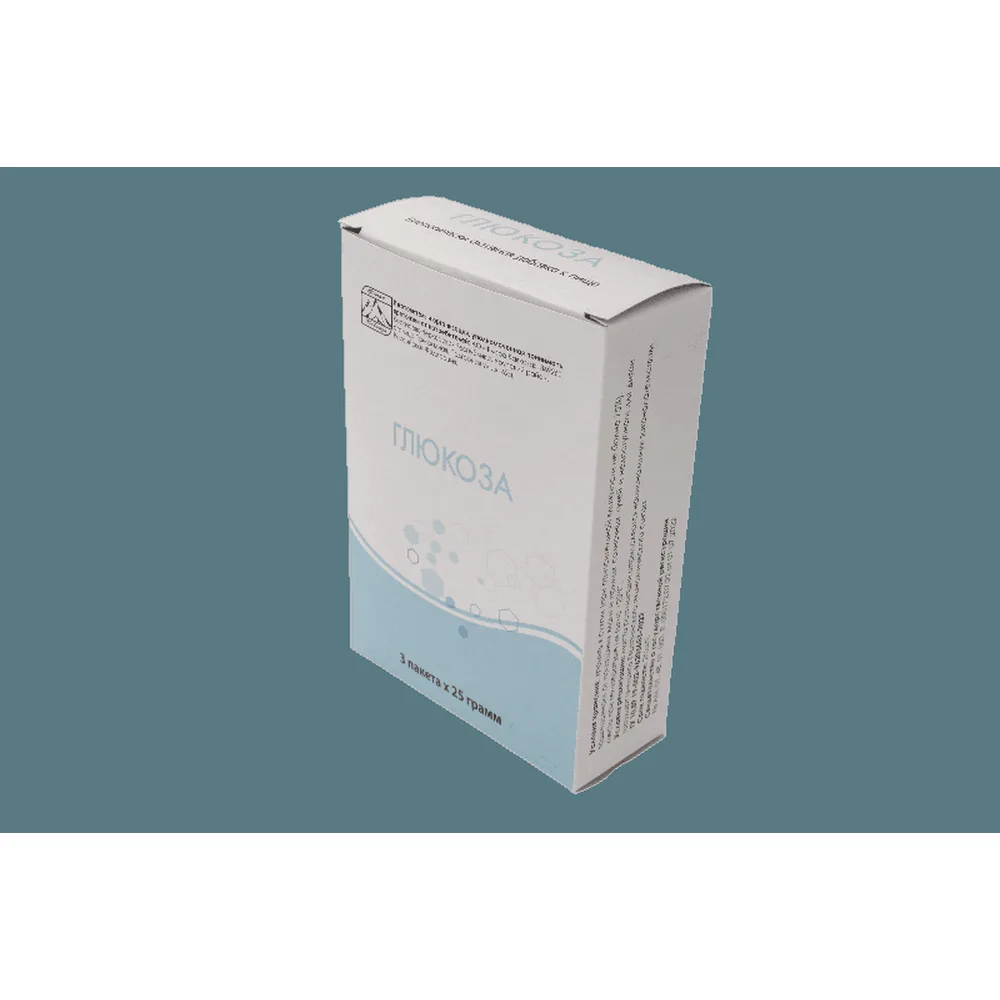 Glucose 3 pcs. package weighing 25 g powder