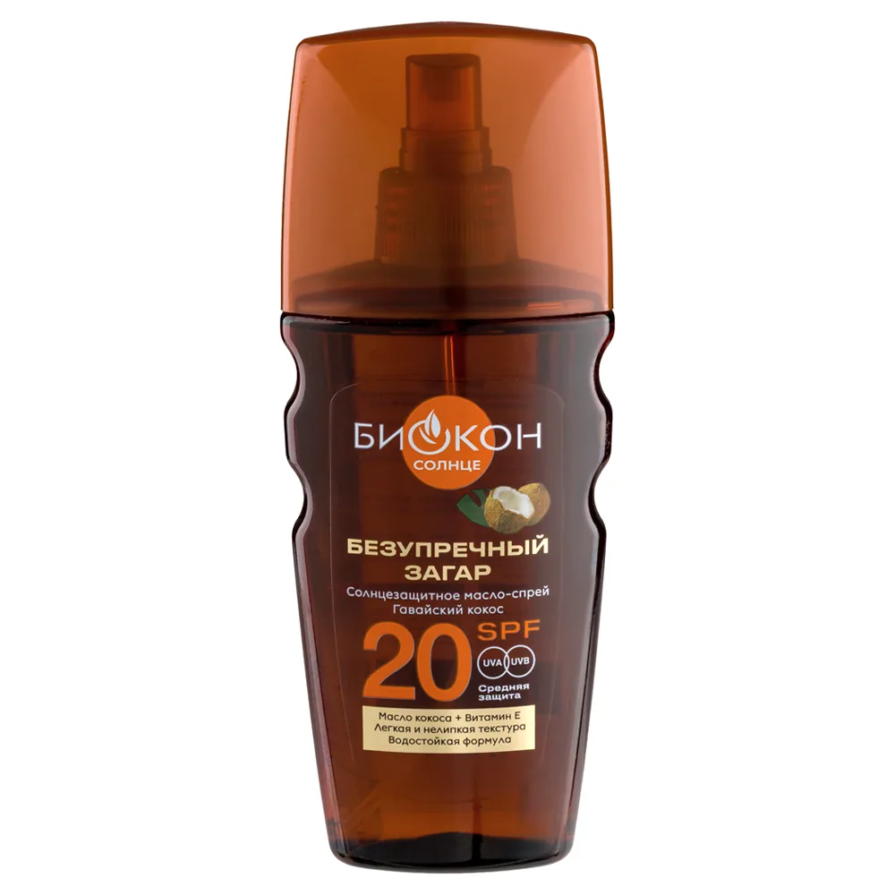 Biocon Sunscreen Oil Spray Hawaiian Coconut SPF 20 160 ml