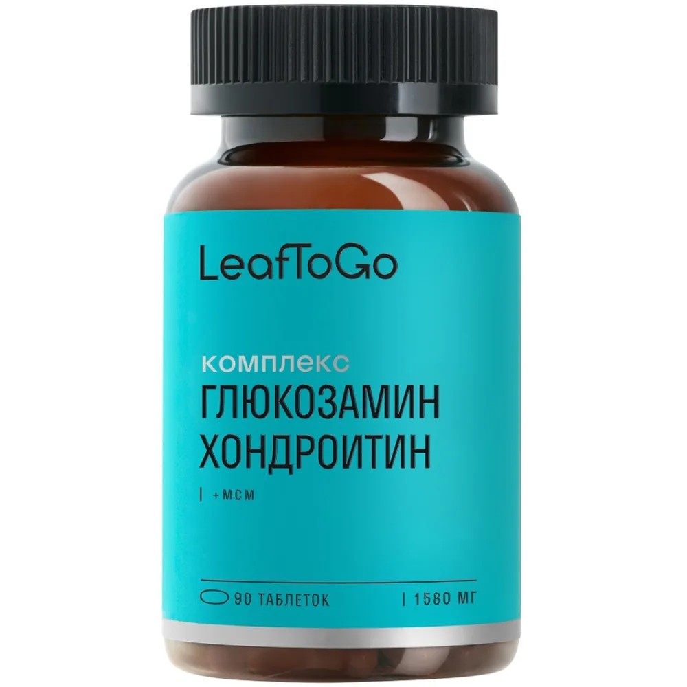Leaftogo glucosamine chondroitin with MSM 90 coated tablets 1580 mg