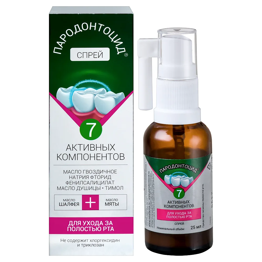Parodontocid Oral Hygiene Spray 25 ml