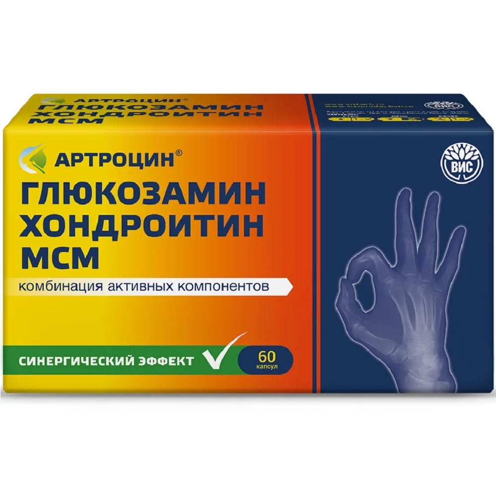 Arthrocin glucosamine chondroitin MSM 60 capsules 0.46 g