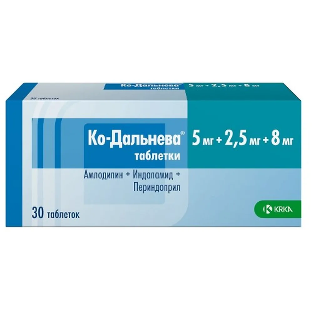 Co-Dalneva 5 mg + 2.5 mg + 8 mg 30 pcs. tablets