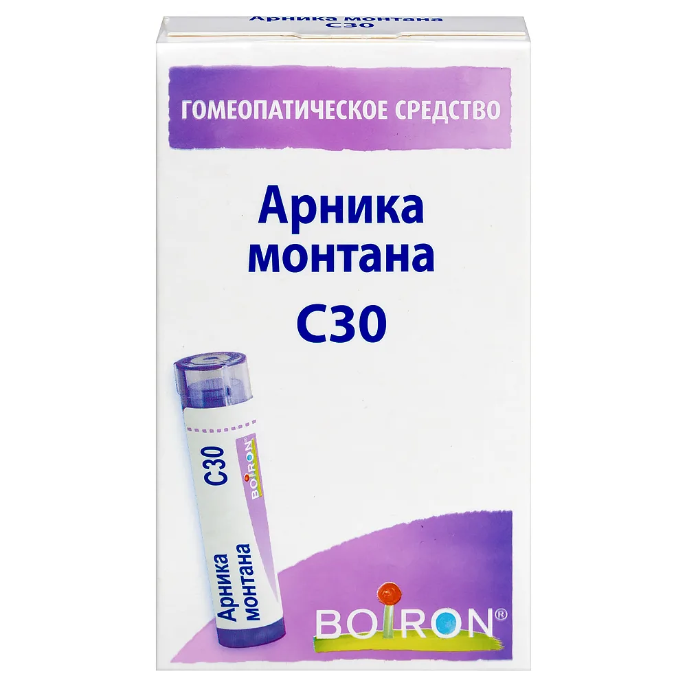 Arnica montana C30 Homeopathic Monocomponent Plant-Based Granules 4 g