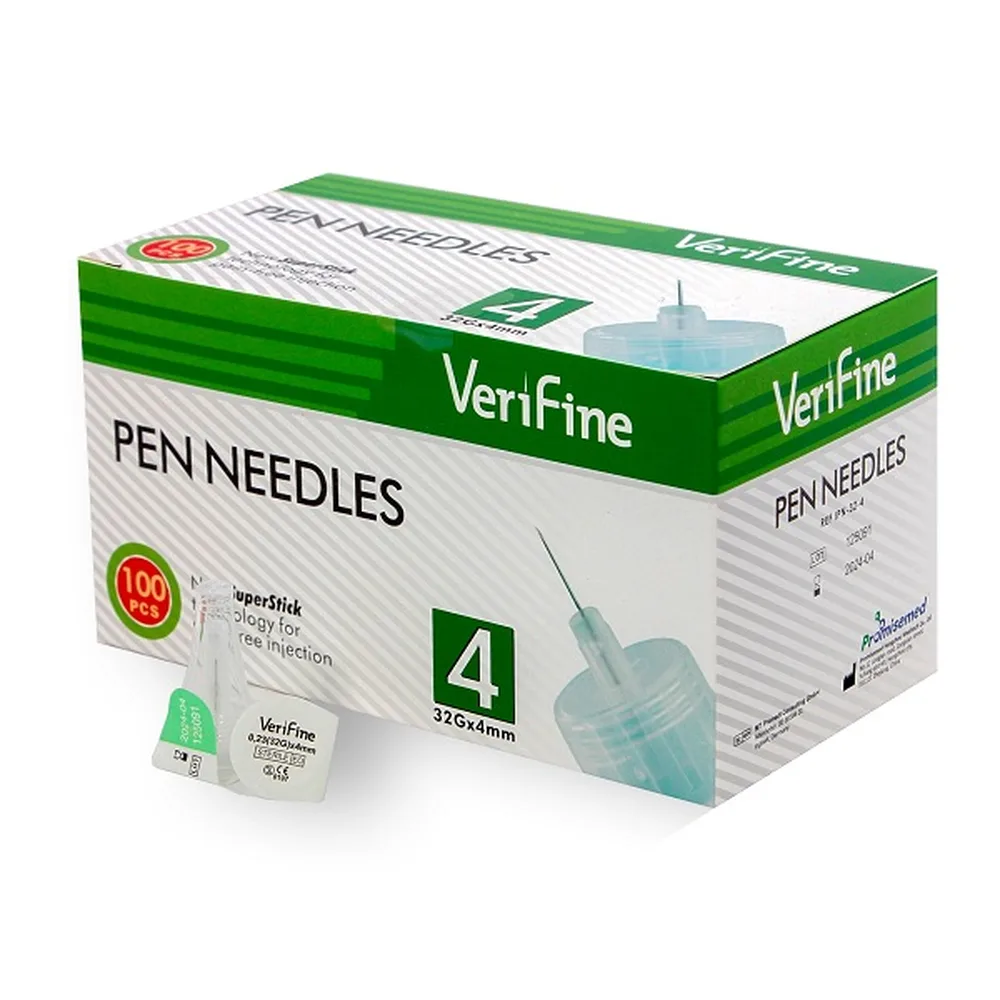 Verifine Sterile Needles for Insulin Pen 0.23 (32g) x 4 mm 100 pcs.