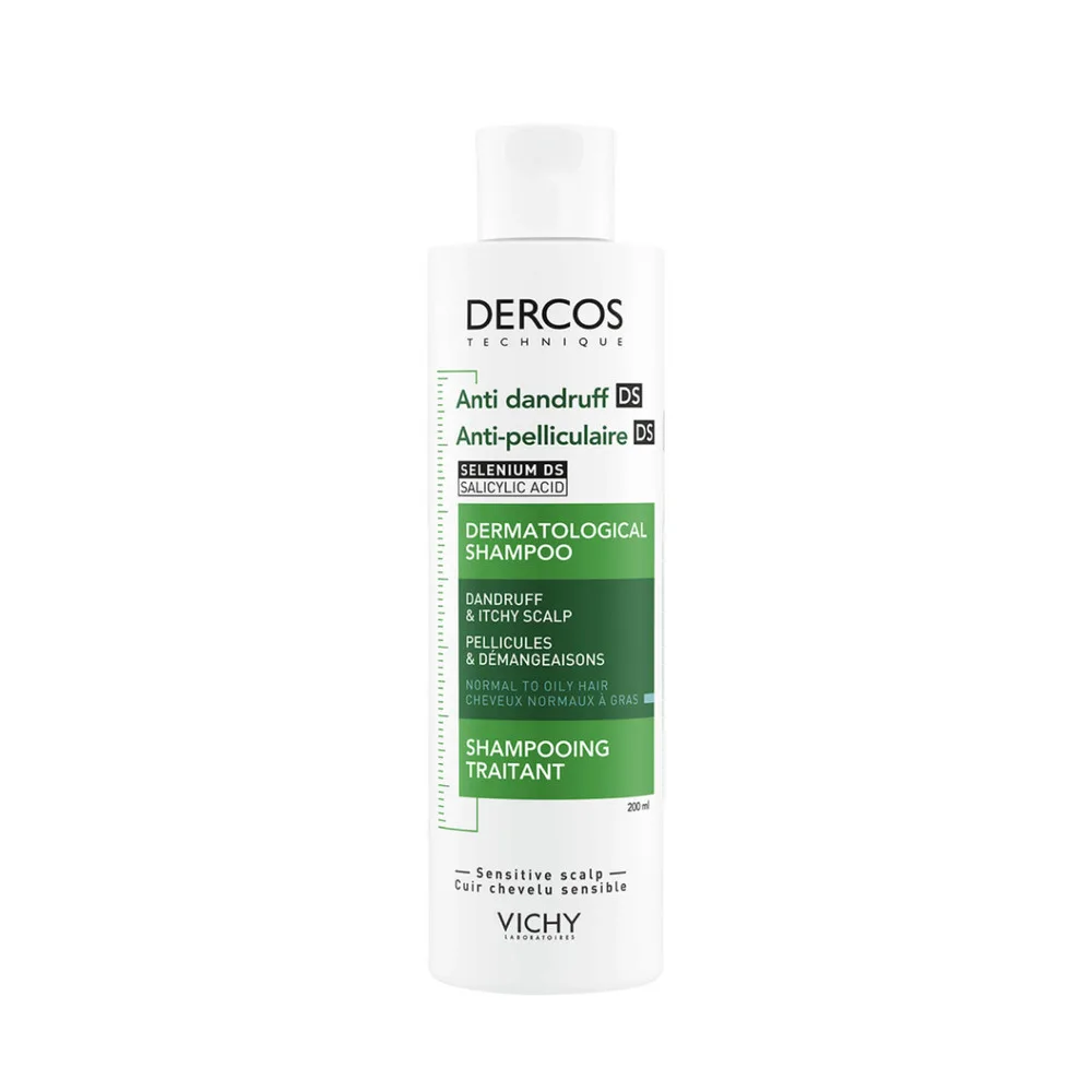 Vichy Dercos Intensive Anti-Dandruff Shampoo for Normal and Oily Hair 200 ml