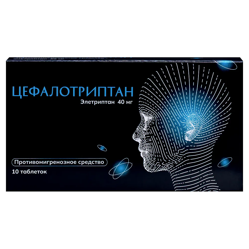 Cefalotriaptan 40 mg 10 coated tablets