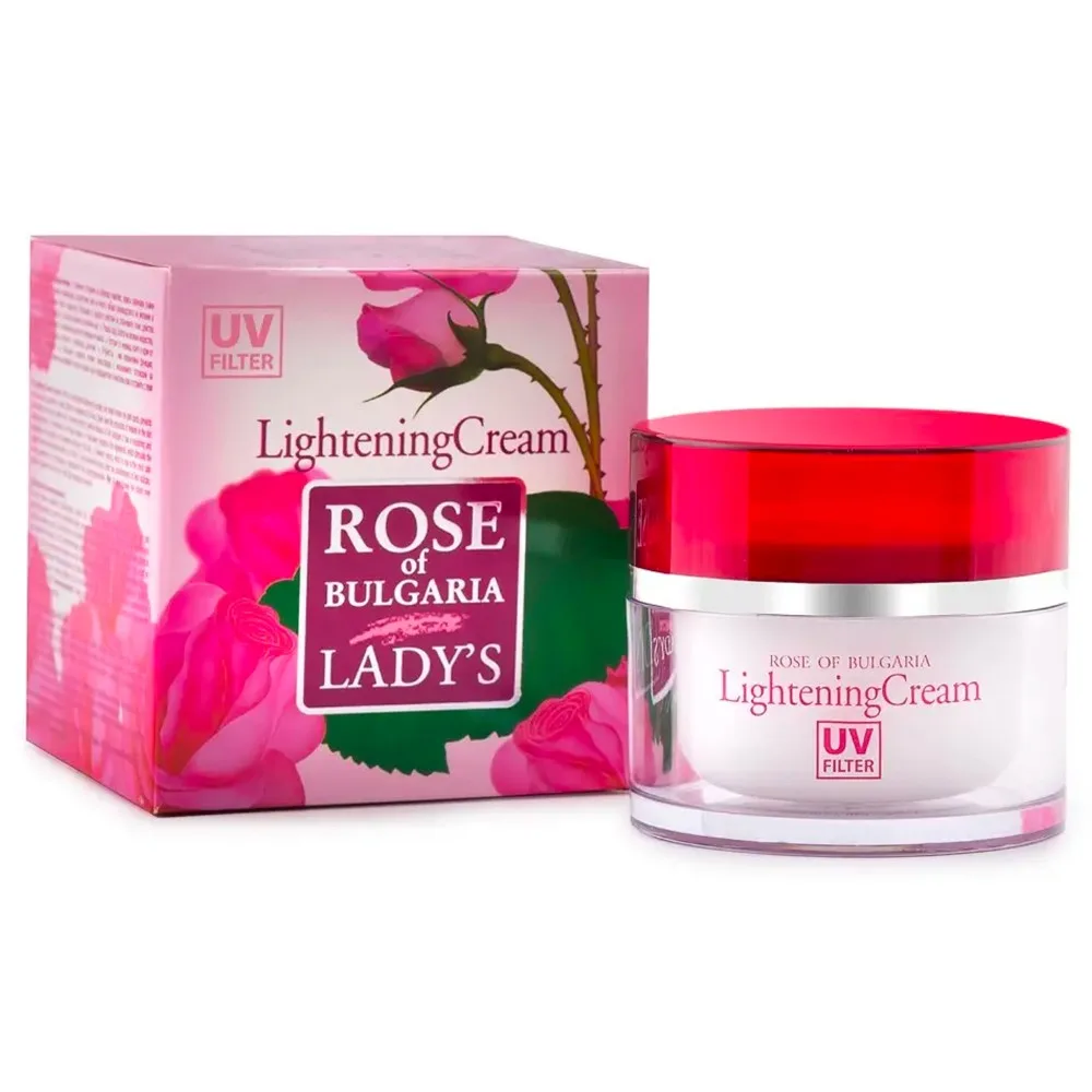 Rose of Bulgaria whitening face cream with UV filter 50 ml