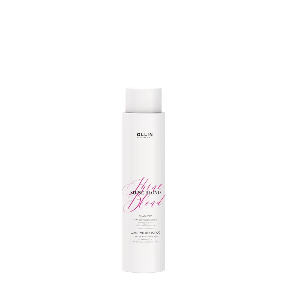 Ollin Shine Blond Shampoo with Echinacea Extract 300 ml