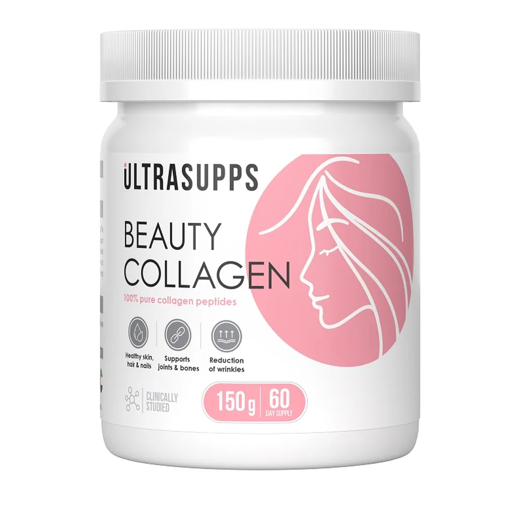 Ultrasupps Beauty Collagen Peptides Powder 150 g/Can