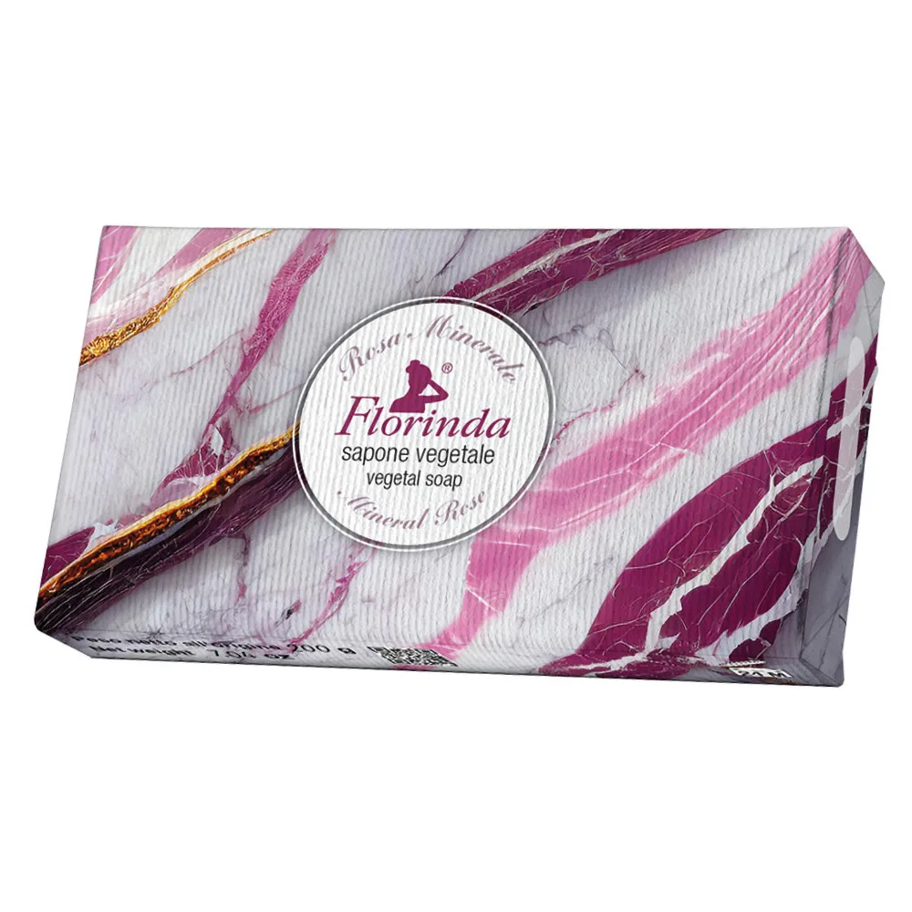 Florinda Toilet Soap Solid Pink Marble 200 g