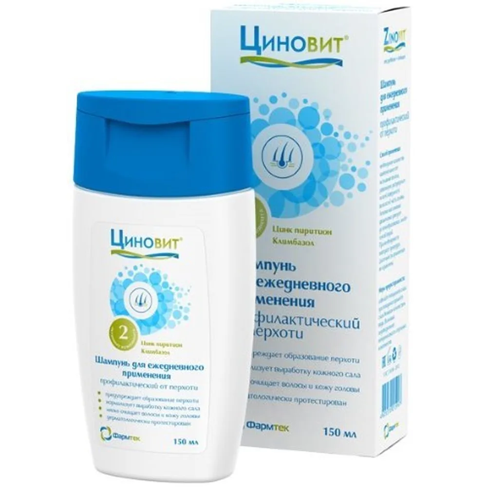 Tsinovit Shampoo for Daily Use Anti-Dandruff 150 ml