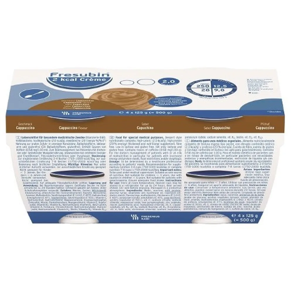 Fresubin cream 2 kcal cappuccino flavor 125 g 4 pcs