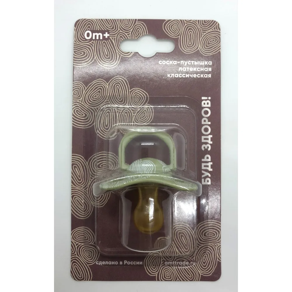 Bud Zdorov latex pacifier 0+ 1 pc./l0007