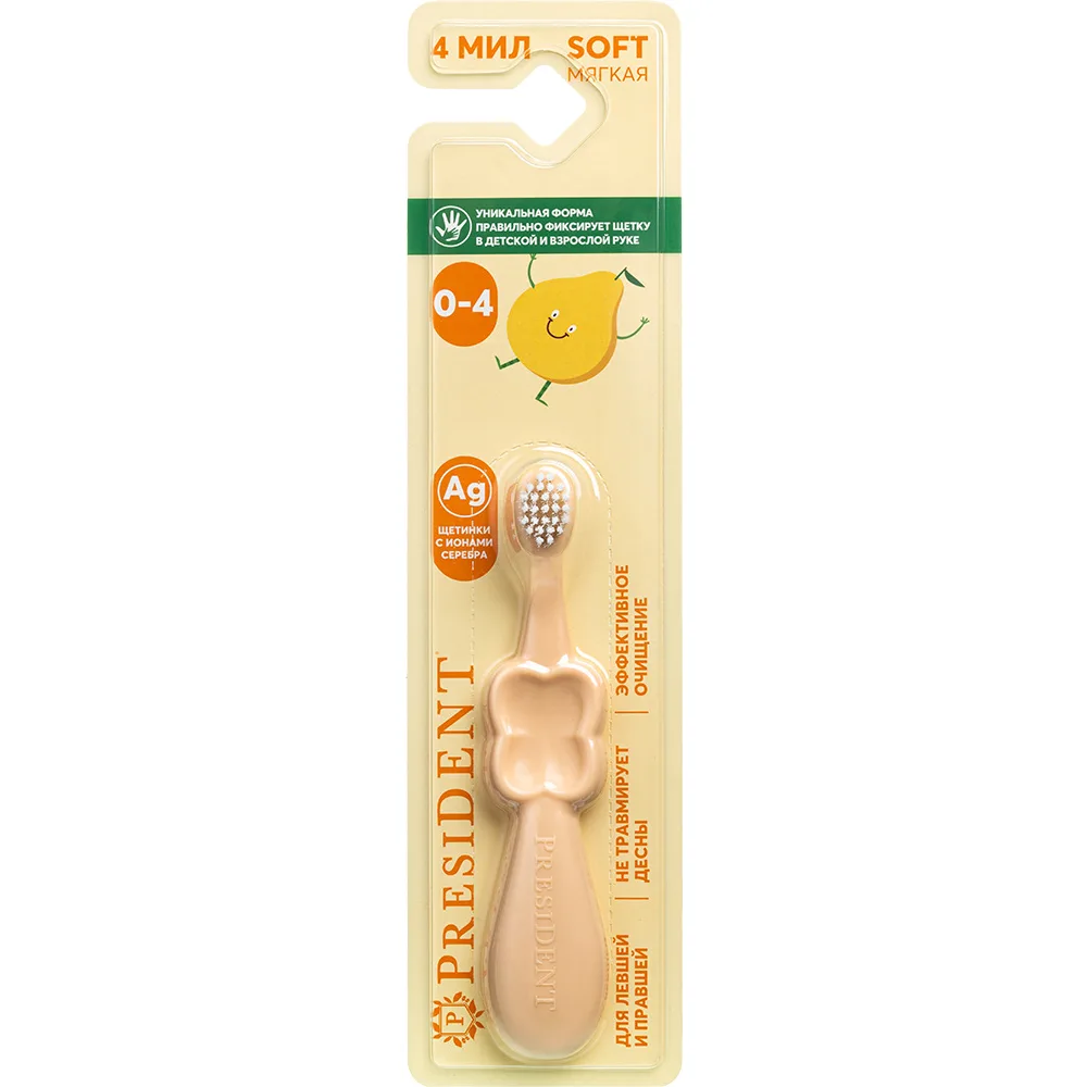 President Children's Toothbrush 0-4/Soft/Art 356