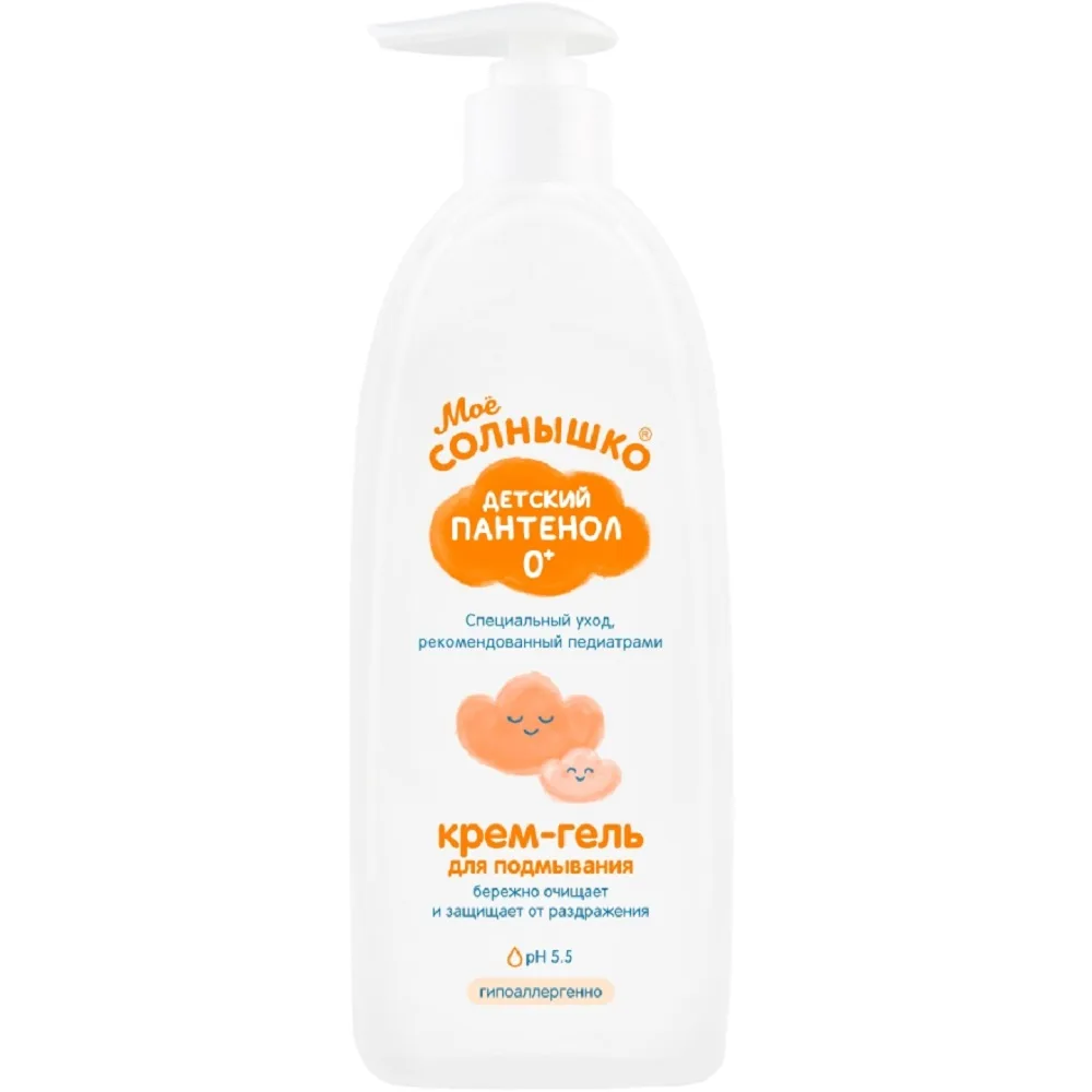 Moe Solnyshko cream-gel for washing children's panthenol 400 ml