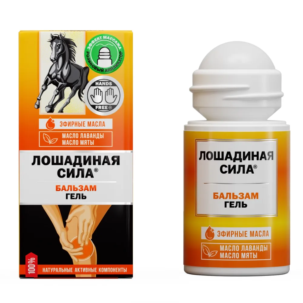 Horse Power Relaxing Body Balm-Gel 90 ml/Roller Applicator