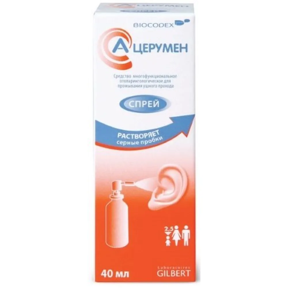 A-Cerumen Plus Ear Cleaning Solution 40 ml Spray