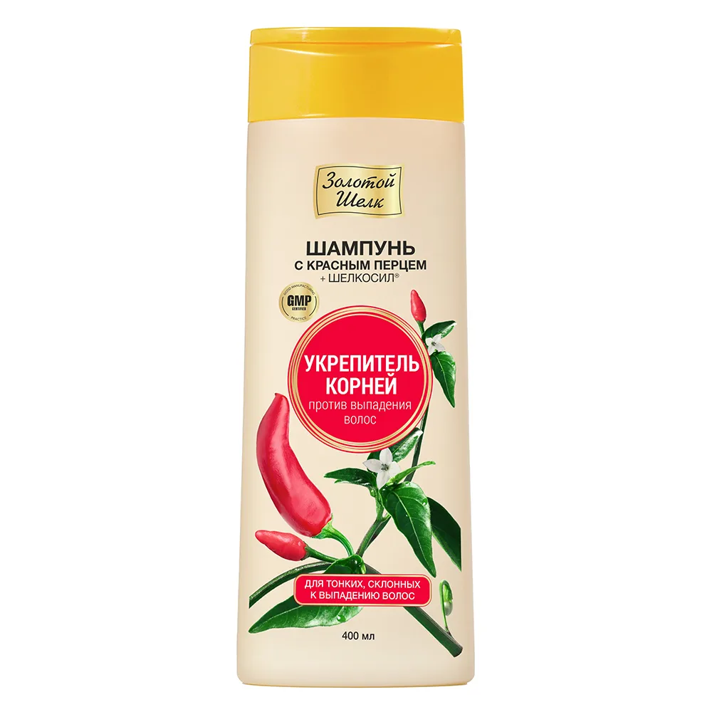 Golden Silk Root Strengthening Shampoo for Hair Loss 400 ml