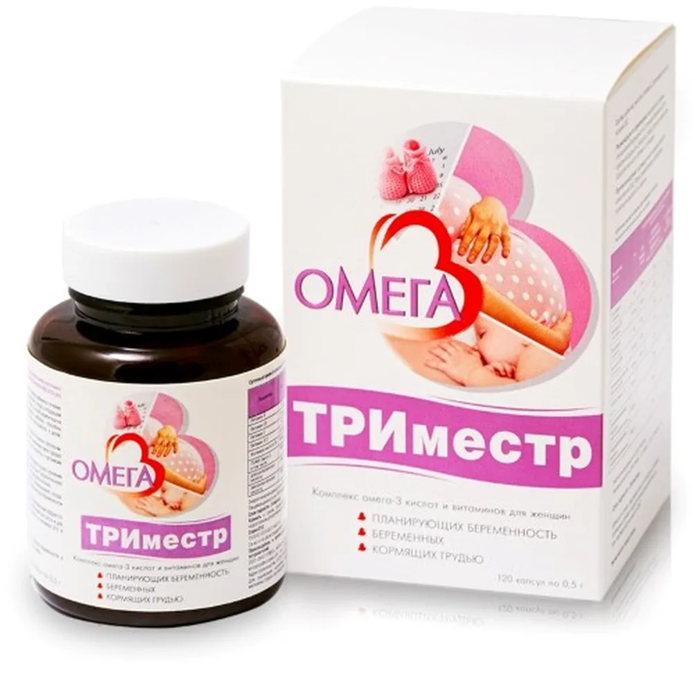 Omega-3 Trimester 120 Capsules 500 mg