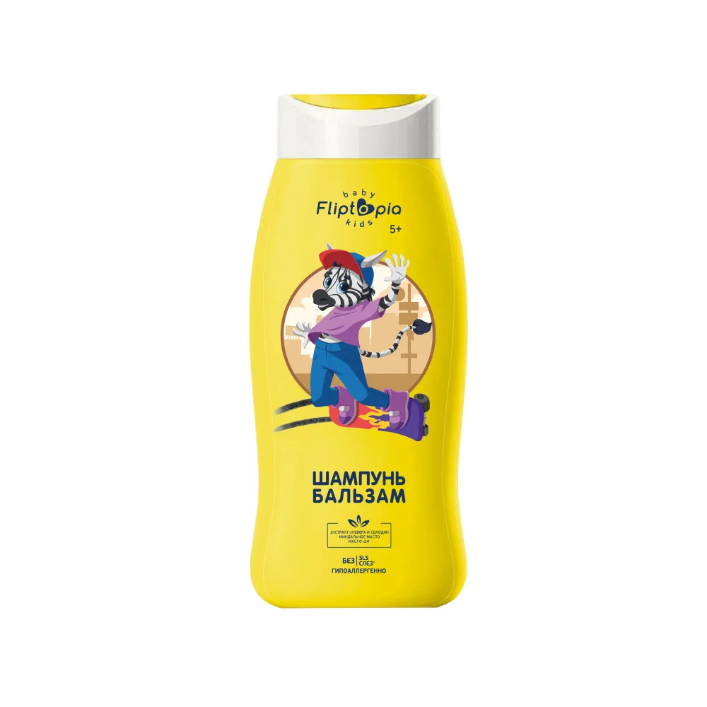 Fliptopia Baby 2 in 1 Shampoo-Balm Refreshing Pear 250 ml