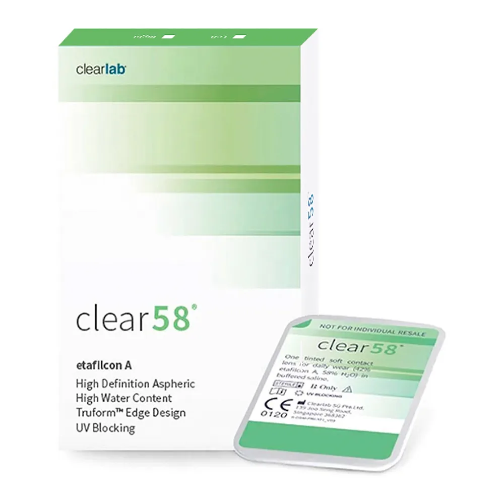 Clear58 contact lenses planned replacement 8.7/14.0 /-3.25/ 6 pcs.