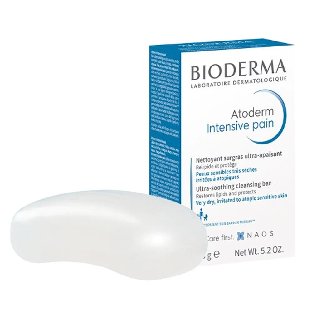 Bioderma Atoderm Cleansing Soap for Dry Damaged Atopic Skin of Face and Body 150 g