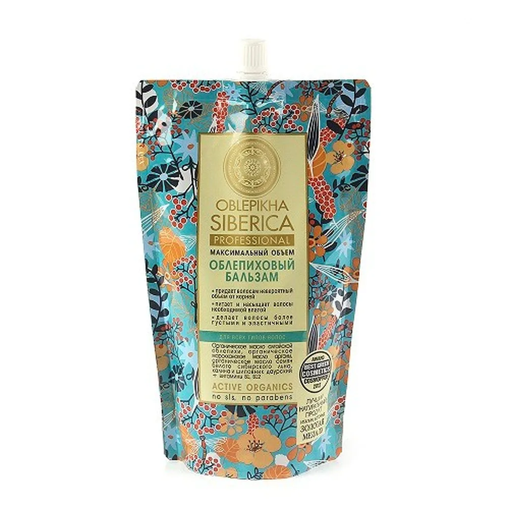 Oblepikha Siberica Sea Buckthorn Balm Maximum Volume 500 ml/Soft Packaging