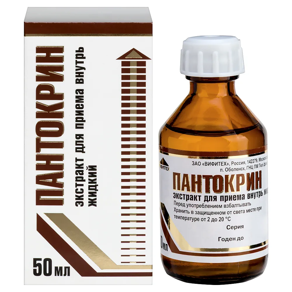 Pantocrin bottle extract for oral use