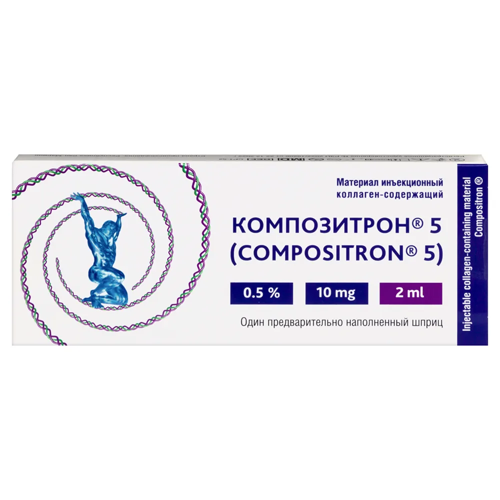 Compozitron 5 Injectable Material Collagen-Containing 2 ml 1 pc. Syringe