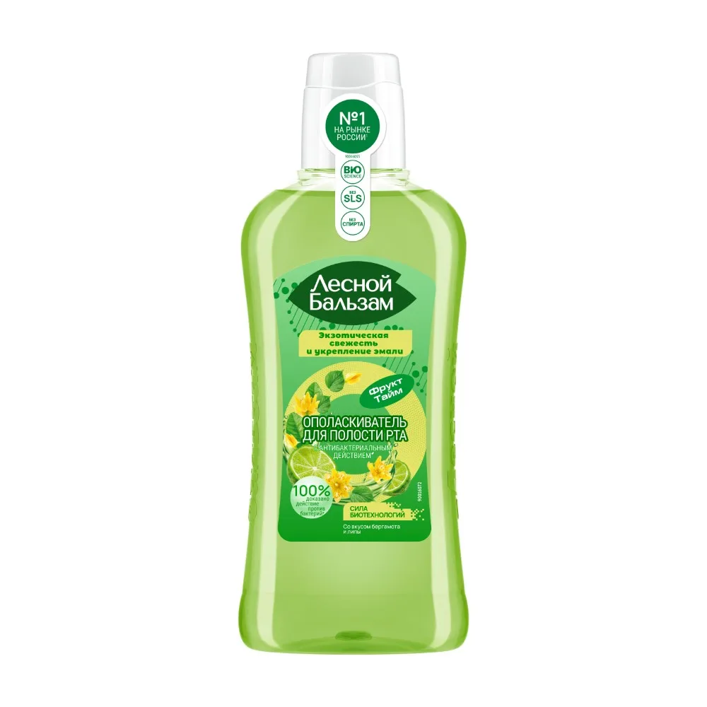 Lesnoy Balsam mouthwash with bergamot and linden flavor 400 ml