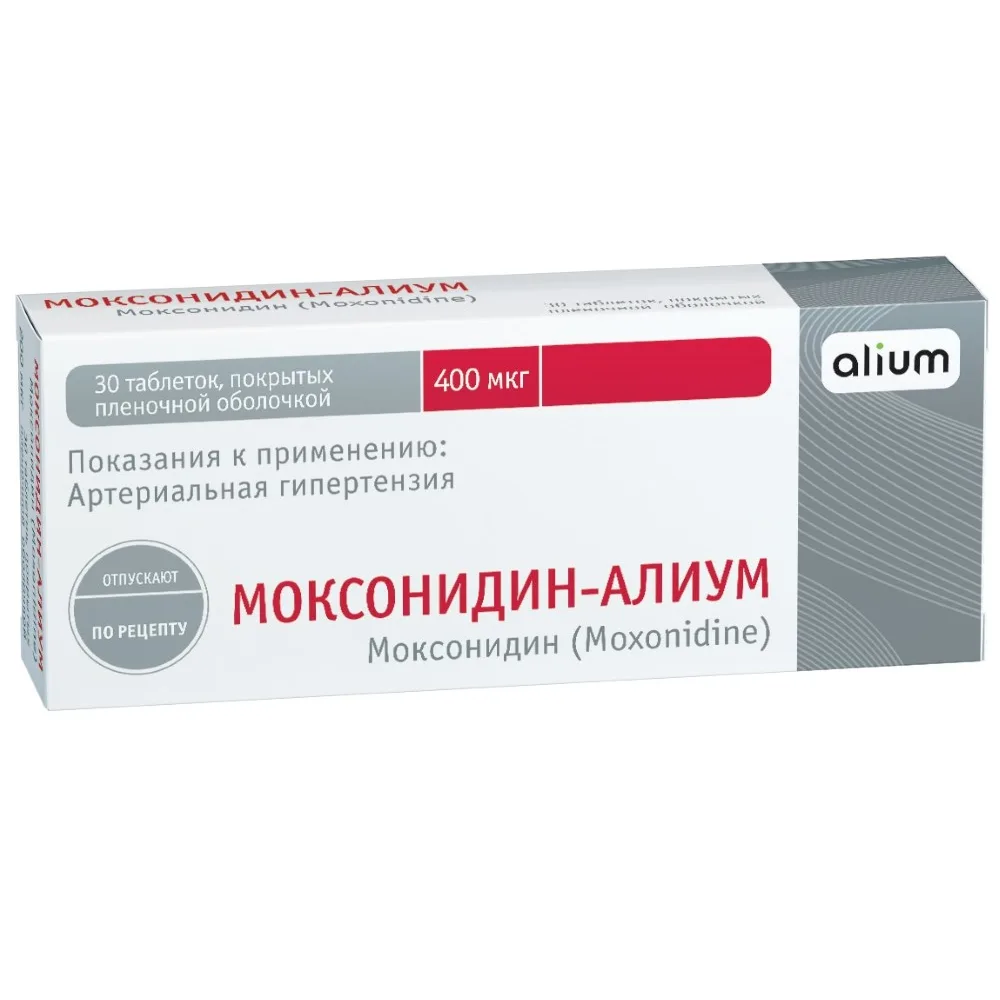 Moxonidine-Alium 0.4 mg 30 tablets coated