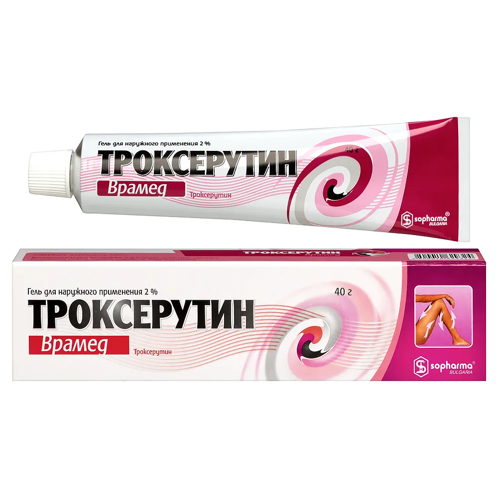 Troxerutin Vramed 2% gel for external use 40 g