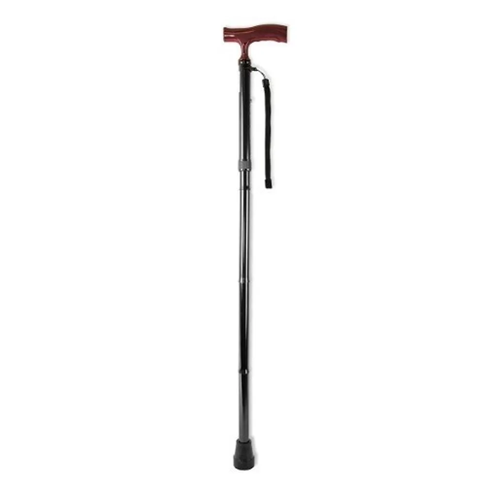 AMCF 51 Folding Orthopedic Walking Cane with Handle/Black