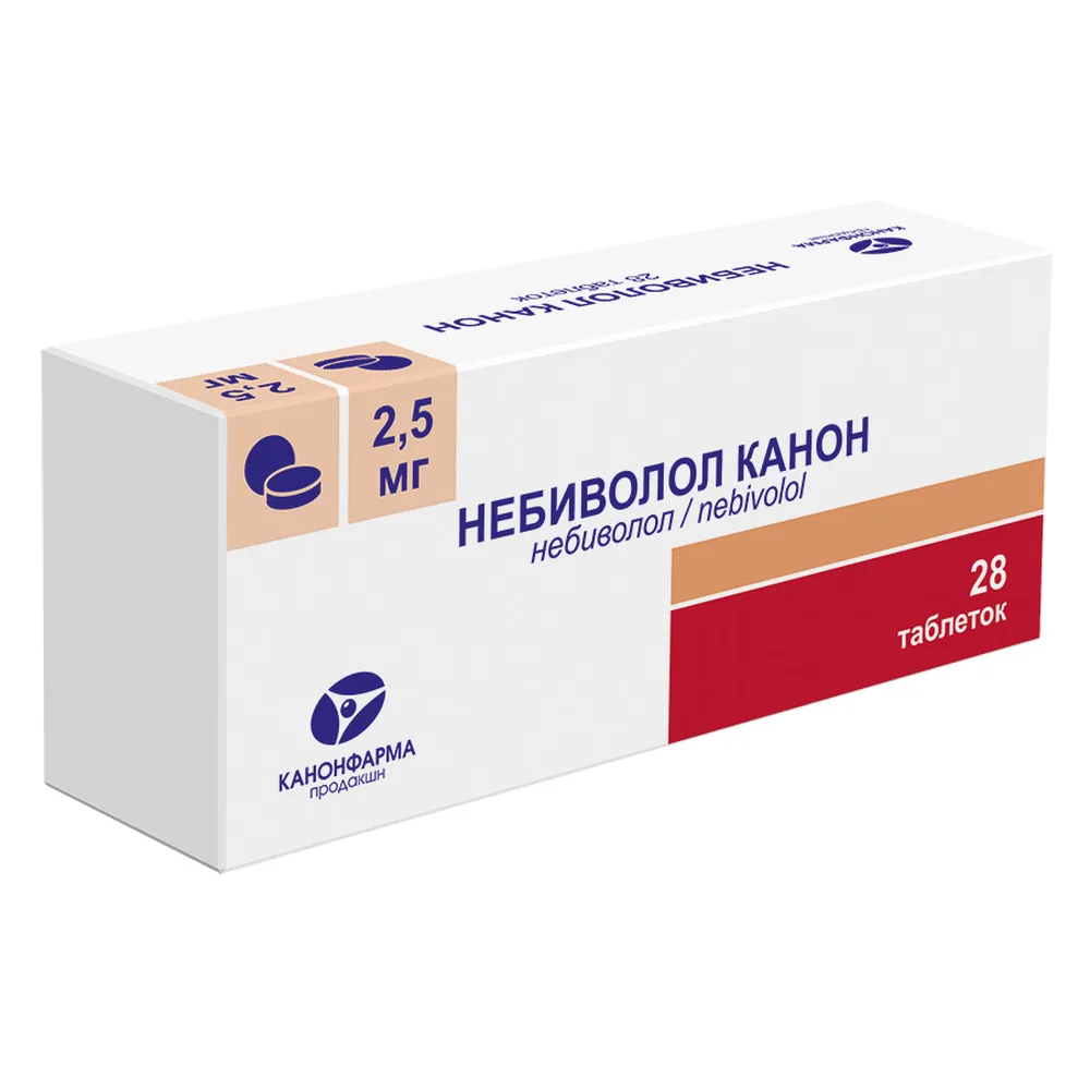 Nebivolol Canon 2.5 mg 28 tablets