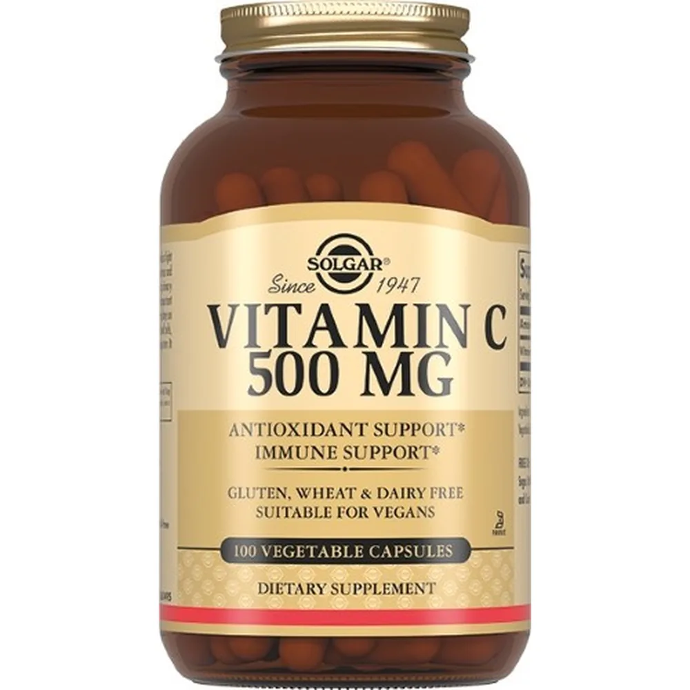 Solgar vitamin C 500 mg 100 capsules 741 mg