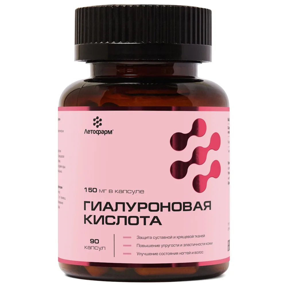 Letopharm Hyaluronic Acid 90 Capsules 0.25 g