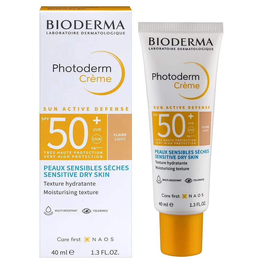 Bioderma Photoderm Claire Tinted Sunscreen Cream SPF 50+ 40 ml/Light Shade