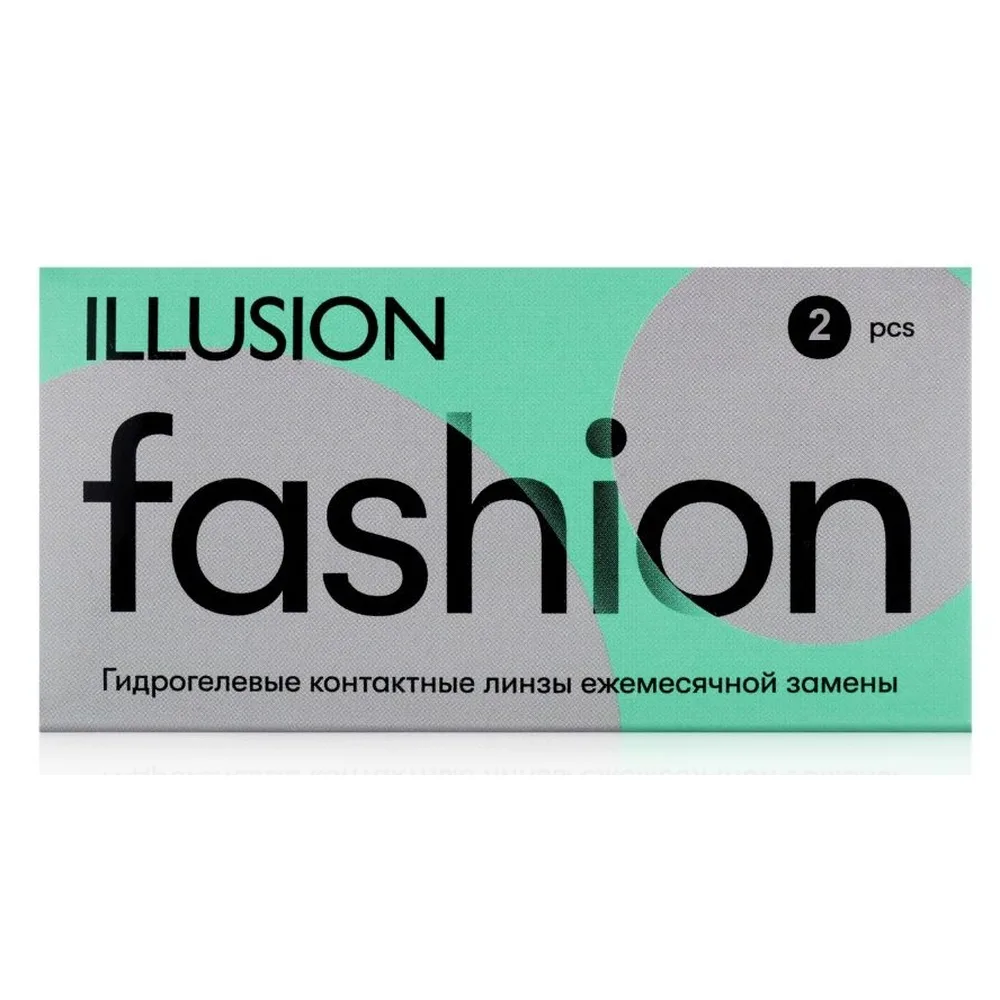 Illusion Fashion Soft Contact Lenses Monthly Replacement 8.6 14.2 2 pcs / -1.00 /