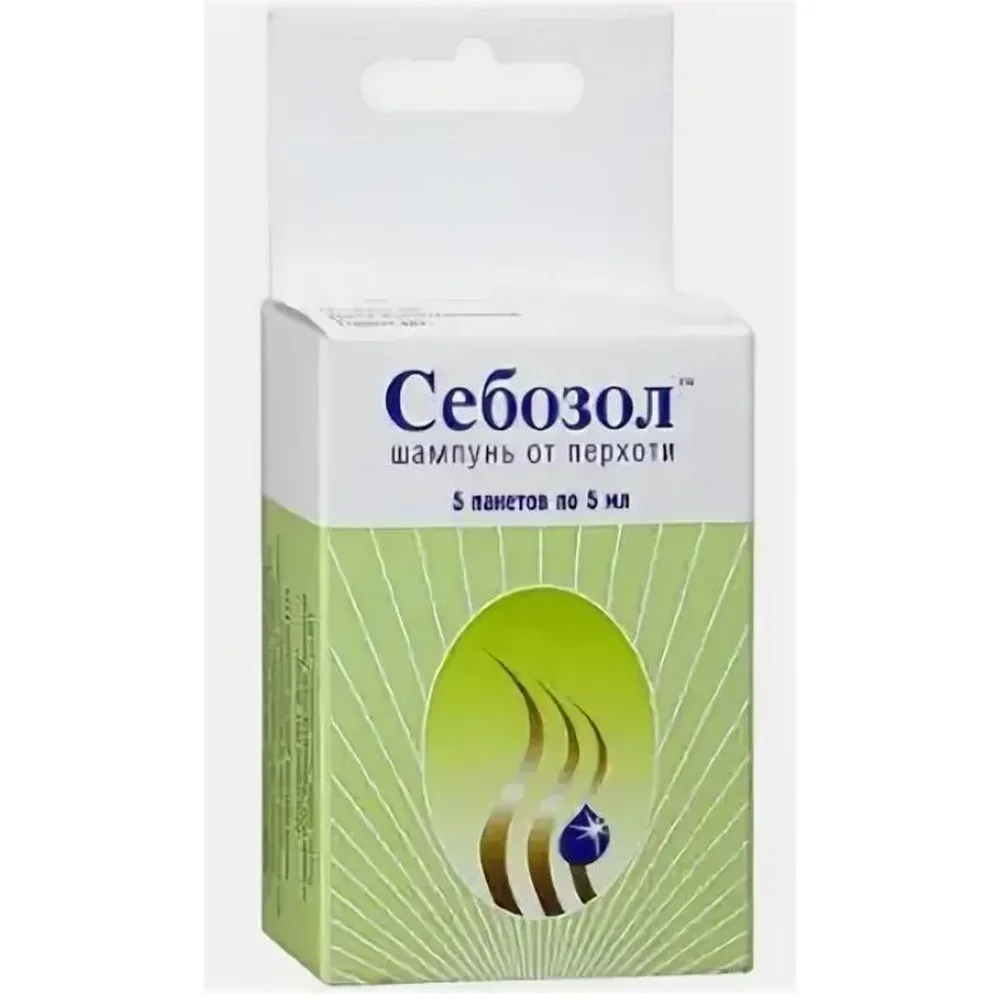 Sebozol Anti-Dandruff Shampoo 5 ml 5 pcs pack